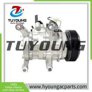 Auto A/C Compressor for Toyota WIGO/ AGYA 2018-; Daihatsu AYLA 2018- 447280-5050 4472805050 10SA11C 6pk 105mm 12v