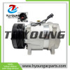AC Compressor V5 6pk 118mm 12v with correct electrical connector