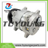 AC Compressor V5 6pk 118mm 12v with correct electrical connector