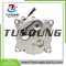 AC Compressor V5 6pk 118mm 12v with correct electrical connector