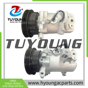 automotive air conditioning compressor with sensor for Toyota Tercel 1988; TV12, 4pk, 12v;