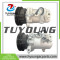 automotive air conditioning compressor with sensor for Toyota Tercel 1988; TV12, 4pk, 12v;