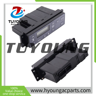 24V Air Conditioner and Heater Controller Panel 4713680 4713662  fit John Deere Excavators 75C, 75D, 80C; Hitachi Excavators ZX200-3 ZX330-3