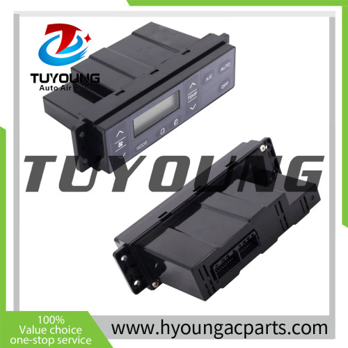 24V Air Conditioner and Heater Controller Panel 4713680 4713662  fit John Deere Excavators 75C, 75D, 80C; Hitachi Excavators ZX200-3 ZX330-3