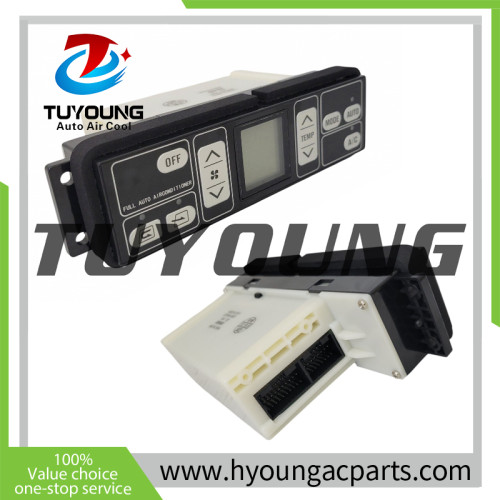24V Air Conditioner Control Panel 146430-2510 20Y-97-96141 fit Komatsu excavators PC130-7 PC160-7 PC200-7 PC200-8 PC350 PC210 PC220 PC270