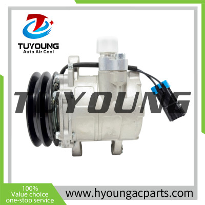 TUYOUNG China supply TM08 2PK 12V 6733655 A/C Compressor fit Bobcat skid steer loaders, track loaders, all-wheel steer loaders, and mini excavators