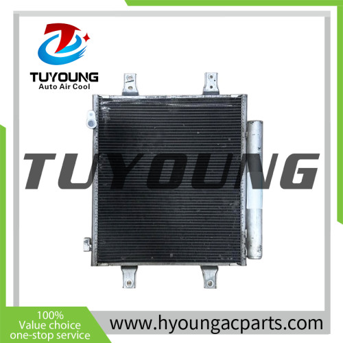 Air Conditioning Condenser FP02132 fit Toyota Agya, Toyota Avanza 2012 size: 376.8*353*16 mm