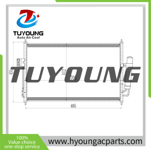8980526342 8980526343 8-98052634-3 98052634 43955 8-98052-635-3 92131A061A Auto Air Conditioning Condenser Isuzu D-MAX 2011-2019 size: 705*412*16 mm
