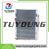 PN# 88460E0210 88460-E0210 vehicle ac condenser with fan fit HINO 700 truck 88460 E0210