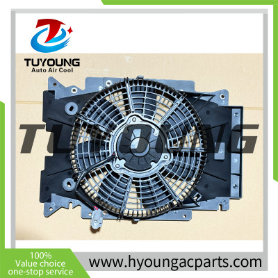 PN# 88460E0210 88460-E0210 vehicle ac condenser with fan fit HINO 700 truck 88460 E0210