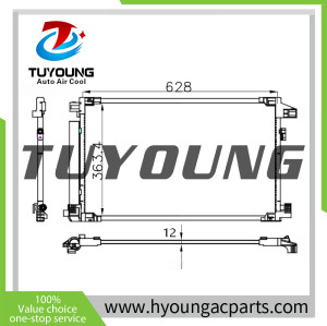 Air Conditioning Condenser fit Toyota Corolla Sedan / Wagon / Touring 2018–2022+ 884A0-12040 884A012040 size: 628*363.4*12 mm