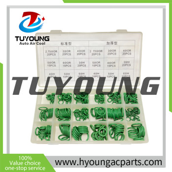 Auto a/c R134A O-RING 18 sizes 265pcs