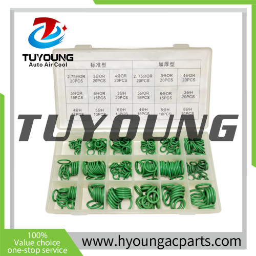 Auto a/c R134A O-RING 18 sizes 265pcs