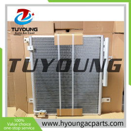 Auto a/c condenser for Volvo Bagger VOE14591539 14591539 size 445* 527* 19 mm