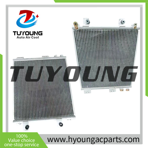 A/C condenser core fit Hitachi Excavators ZX60USB-3 ZX65USB-3F John Deere Excavators 60D, 60G, 60P, PC7, PC10 4674032