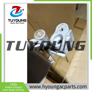 air conditioning condenser with Environmental Protection R134A port fit Mazda 2 2011-2015 DF7161480A size: 615*350*16 mm