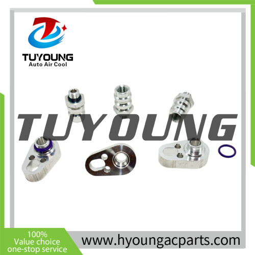 TUYOUNG automotive A/C compressor fitting adapter kit, size 11.97mm; 16.65mm