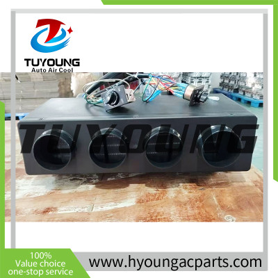 universal 12V under-dash air conditioning and heating evaporator unit, BEU-404-000 SL-404-000 Large 4-Hole Air Outlet RHD 0R