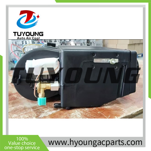 universal 12V under-dash air conditioning and heating evaporator unit, BEU-404-000 SL-404-000 Large 4-Hole Air Outlet RHD 0R