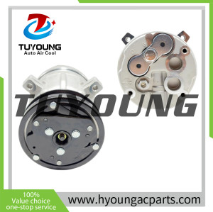 A/C compressor type B pulley 24v 1pk 3895100072 P3895100072 with bracket fit Tata Daewoo Novus heavy trucks, Daewoo bus