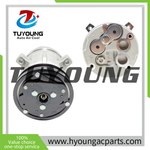 A/C compressor type B pulley 24v 1pk 3895100072 P3895100072 with bracket fit Tata Daewoo Novus heavy trucks, Daewoo bus