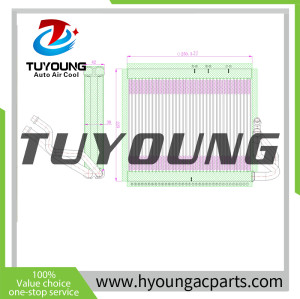 LHD A/C Evaporator fit Renault Espace V / Talisman / Megane IV / Samsung SM6 2015- 271208729R 271208127R 271206774R 272706686R