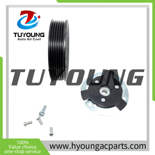 Delphi VAG 6pk 115mm 12v auto ac compressor clutch fit VW Audi Bearing size 35x55x20mm 1K0820803G 5N0820803B 447150-2870  5K0820803