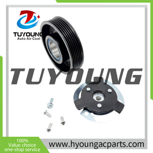 Delphi VAG 6pk 115mm 12v auto ac compressor clutch fit VW Audi Bearing size 35x55x20mm 1K0820803G 5N0820803B 447150-2870  5K0820803