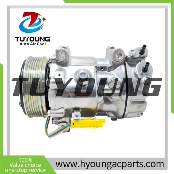 SD7V16 1864F 1876 Auto AC Compressors CITROËN Jumper 1671554080 9806706780 9819711380 8FK351006201