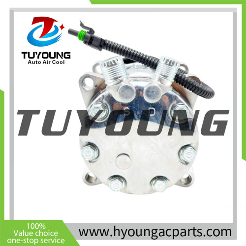 TUYOUNG Peterbilt ac compressor SD7H15 4647 4664 7863 8024 8104 8220 S8024 S8220 U4664 8201159 447742400 16045127 16011376
