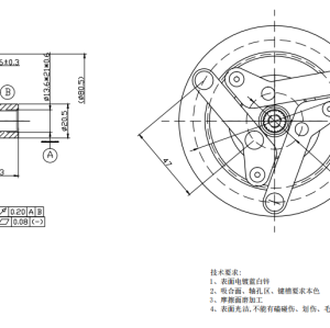 153311 Auto AC Compressor clutch VS16 PV6 125MM 12V