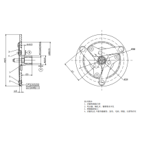153311 Auto AC Compressor clutch VS16 PV6 125MM 12V