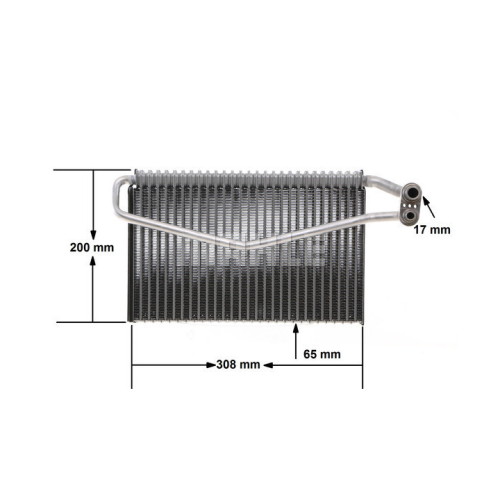 Auto A/C evaporators Mercedes Benz Actros 0018304958 0018308458  9438300160 A0018304958 A0018308458 A9438300160