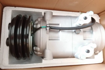 DKS32 TM-31 bus air conditioning compressor Nissan civilian bus TD42 2000 2PK( 1pk is available) 24V 154MM 506010-0700 TOP LINE GAS