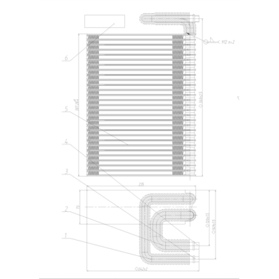Auto AC Evaporators Claas Axion/Celtis Typ 547/557/567/617/657/697/810/820/830/840/850/930/426/436/446/456 52496666 6005029037 62052611A