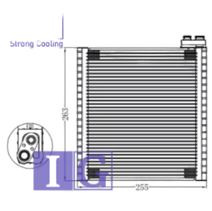 RHD Toyota Prius Corolla ac evaporator core 88501-02180 88501-47040 8850147041 8850102180 8850147040