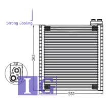 RHD Toyota Prius Corolla ac evaporator core 88501-02180 88501-47040 8850147041 8850102180 8850147040