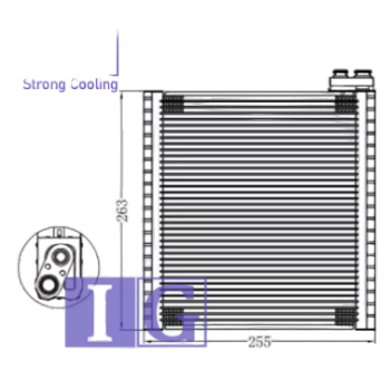 RHD Toyota Prius Corolla ac evaporator core 88501-02180 88501-47040 8850147041 8850102180 8850147040