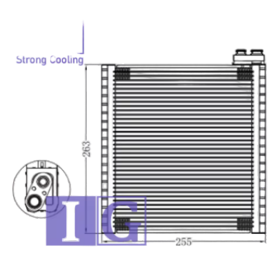 RHD Toyota Prius Corolla ac evaporator core 88501-02180 88501-47040 8850147041 8850102180 8850147040