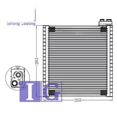 RHD Toyota Prius Corolla ac evaporator core 88501-02180 88501-47040 8850147041 8850102180 8850147040