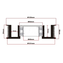 10P15 auto AC compressors clutch fit Mercedes Benz acelo John deere Ford
