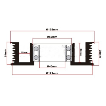 10P15 auto AC compressors clutch fit Mercedes Benz acelo John deere Ford