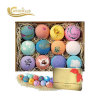 Weddells Macarons bath bombs with different colors