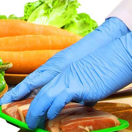 G1 PE Plastic household daily food grade eating use oil proof food hand disposable folded transparent hdpe plastic pe gloves