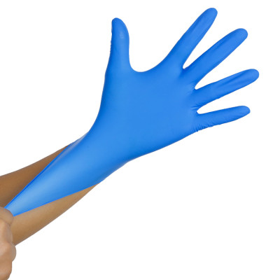 Good elastic gloves home daily use disposable 100pcs per box nitrile gloves