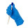 Powder-Free Material Blue Color Disposable Nitrile Gloves