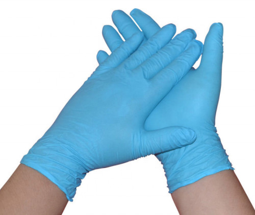 Disposable plastic gloves cleaning kitchen glove waterproof Biodegradable PE gloves with eyelet