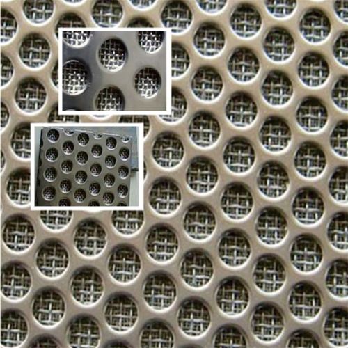 Perforated Sheet Sintered With Wire Mesh Laminate