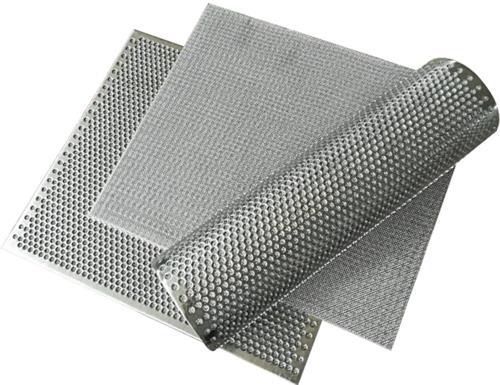 Perforated Sheet Sintered With Wire Mesh Laminate
