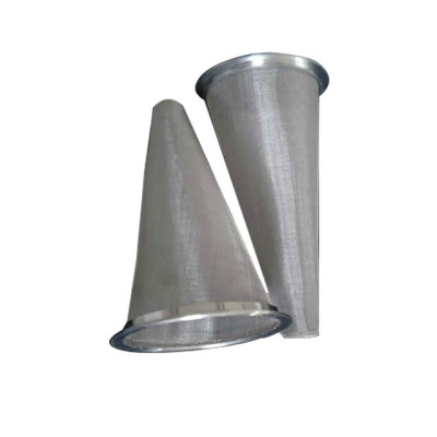 Single layer/multilayer Stainless Steel Cone Wire Mesh Strainer